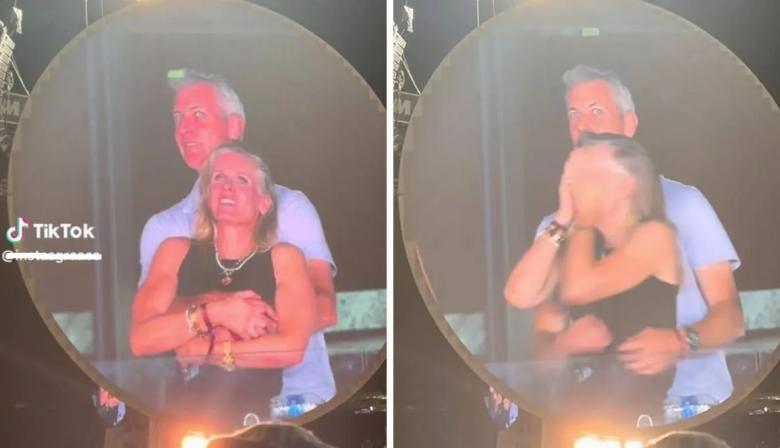 Coldplay destapó una infidelidad en pleno concierto