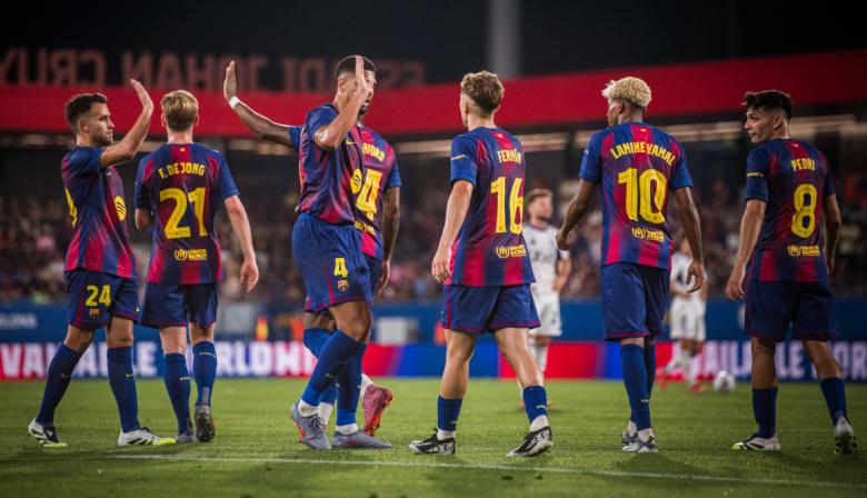 El Barcelona arrasa en el Trofeo Joan Gamper con una goleada frente al Como