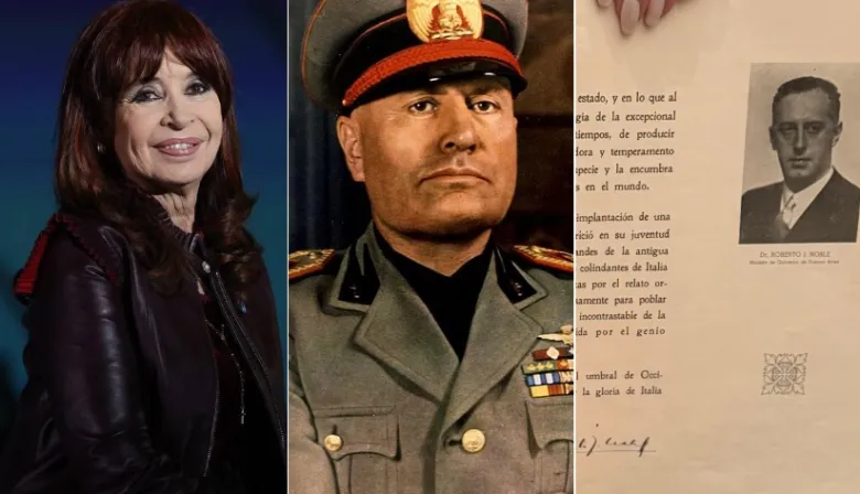 Cristina Kirchner y el libro de Mussolini en su casa: la explicación de Parrilli