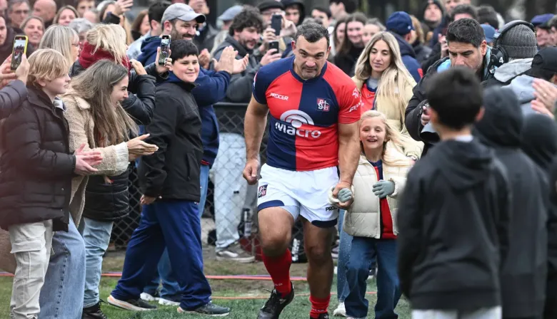 La leyenda de Los Pumas Agustín Creevy, se retiró del rugby con la camiseta de San Luis