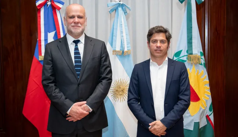 Kicillof recibió a autoridades chilenas tras los incidentes en la cancha de Independiente