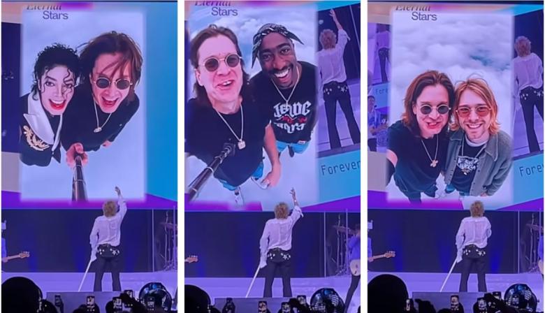 Rod Stewart tributa a Ozzy Osbourne con inteligencia artificial y causa malestar