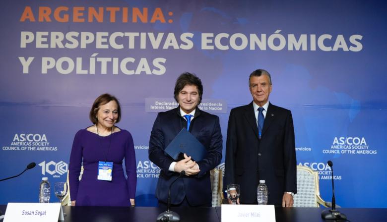 Milei habló de un Congreso “secuestrado por el kirchnerismo”