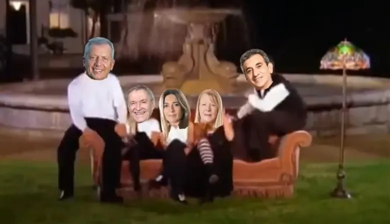 Sale Aniston, entra Stolbizer: el video viral de Provincias Unidas como Friends
