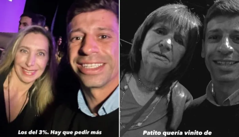 "La del 3%" y "vinito de caja": candidato de LLA se burló de Karina Milei y Patricia Bullrich