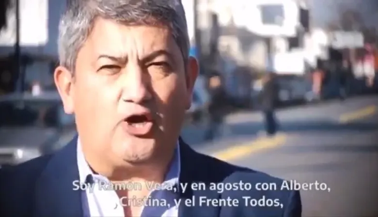 Viralizan un spot del puntero de LLA, Ramón Vera, pidiendo el voto por Cristina