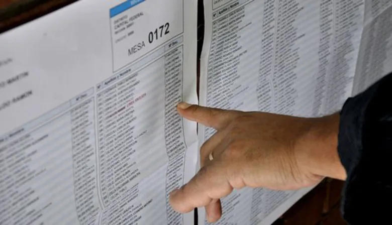 Consultá tu lugar de votación para los comicios de octubre