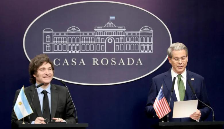 Tiene apoyo de EEUU, de Argentina no