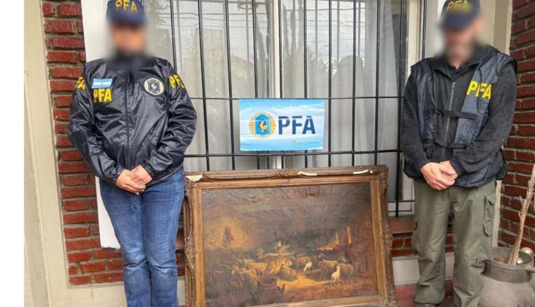 Recuperan histórica pintura alemana robada a excónsul chileno