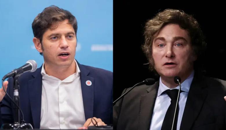 Kicillof vs. Milei en Buenos Aires: encuesta marca tendencia