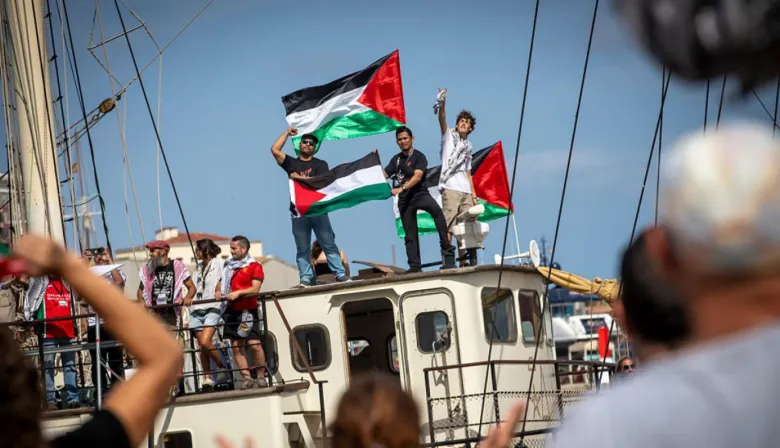 Israel intercepta flotilla “Global Sumud” rumbo a Gaza en aguas internacionales