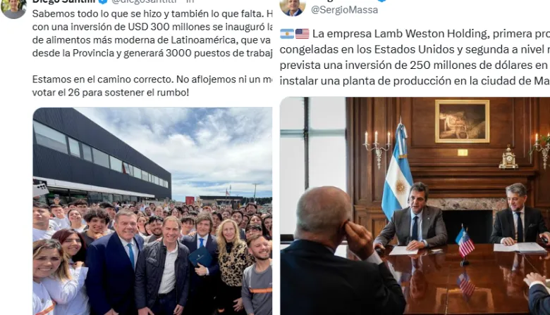 Grieta de la papa frita: critican a Milei por apropiarse de una gestión de Massa