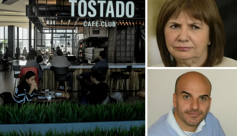 Patricia Bullrich y su hijo sospechados de lavado de dinero a través de Tostado Café Club