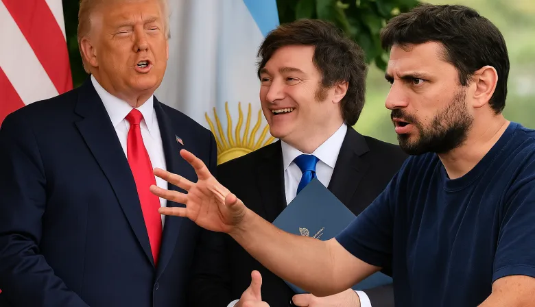 Grabois contra Milei tras la reunión con Trump: “Es un arrastrado fracasado y humillado”