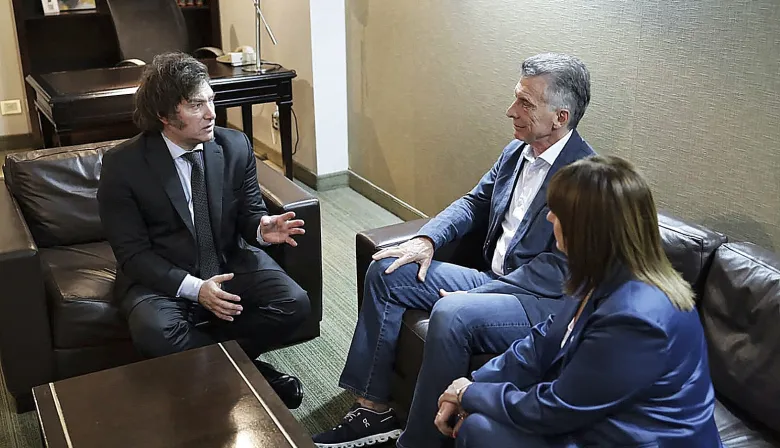 Milei recibe hoy a Macri