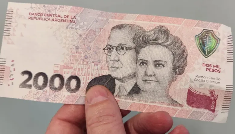 Billete de 2000 pesos: un diputado propuso cambiarlo para evitar confusiones