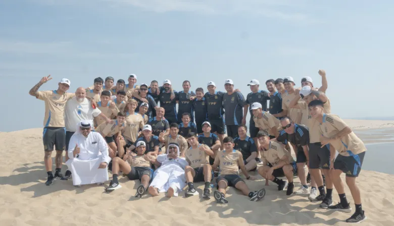 La Sub-17 vivió una jornada especial en el desierto de Qatar