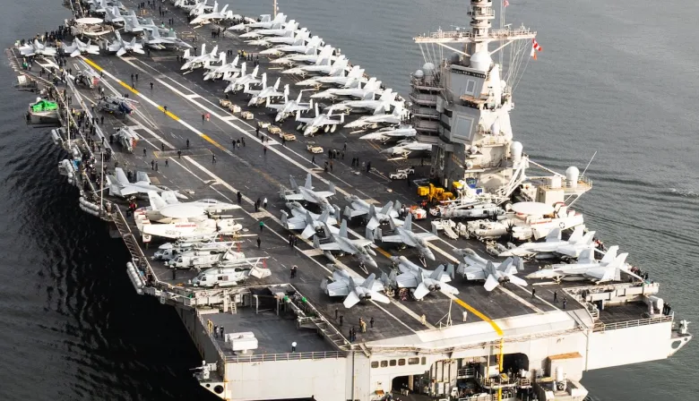 ¿Puede un portaaviones entrar en aguas de otro país? El caso que inquieta a Venezuela