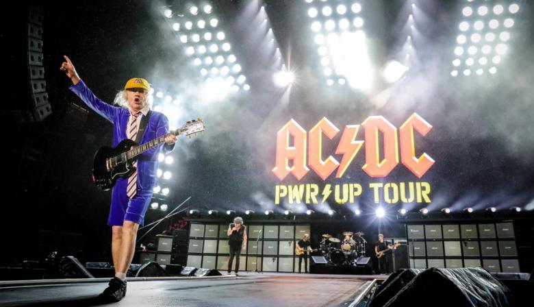 AC/DC causó un pequeño sismo en Australia