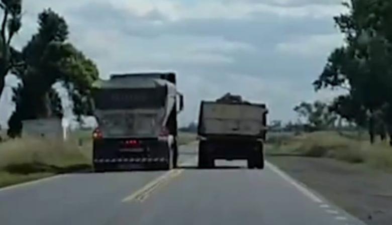 ANSV impone multa millonaria a camionero por realizar maniobra peligrosa