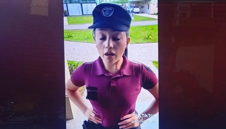 CABA: policía tiktokera fue pasada a disponibilidad por “conducta indecorosa”