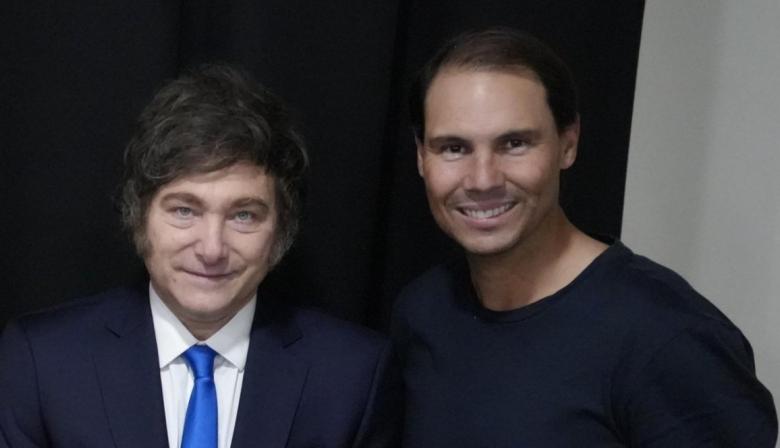 Nadal con Milei: el día que el extenista discutió con una periodista feminista