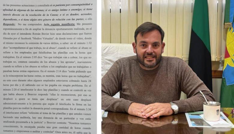 Horas extras y firmas truchas: qué dijo Bouvier y ahora investiga la Justicia