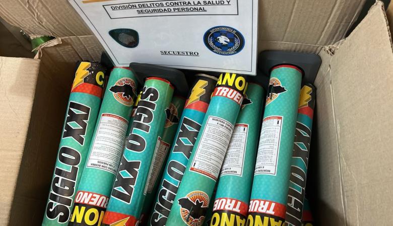 CABA: incautan pirotecnia trucha por $25 millones en Constitución