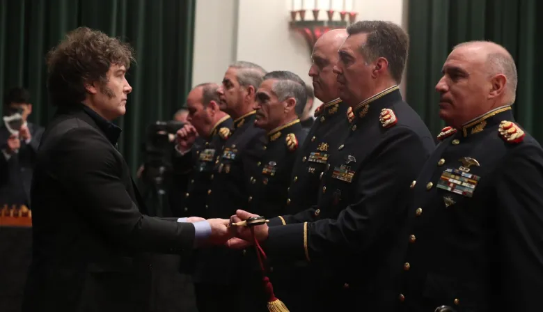 Javier Milei renovó las cúpulas de las Fuerzas Armadas