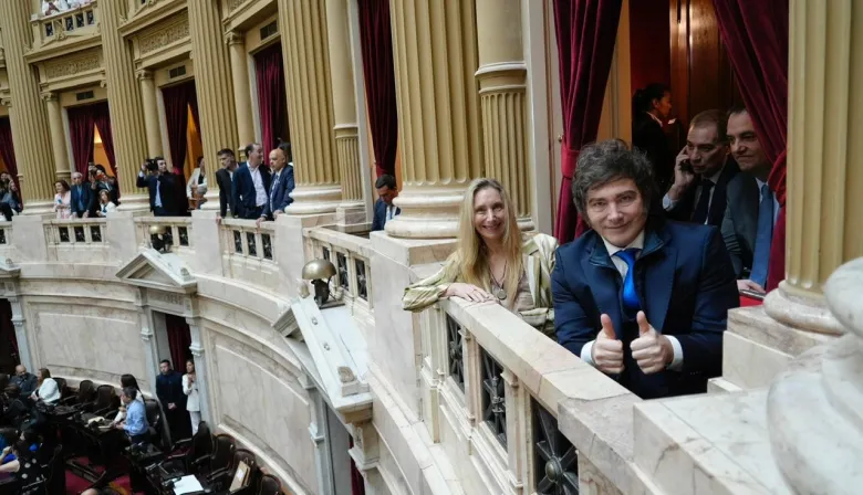 Milei marcó presencia en el Congreso y convoca a aliados para apurar reformas