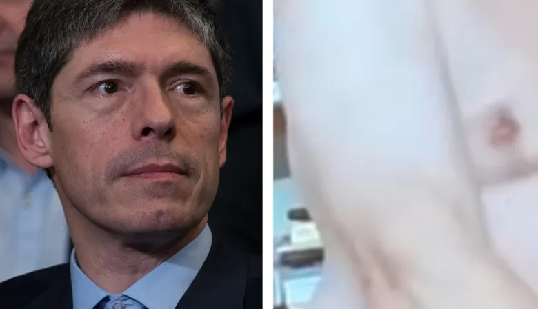 Abal Medina apareció semidesnudo en plena audiencia virtual y generó un momento de tensión