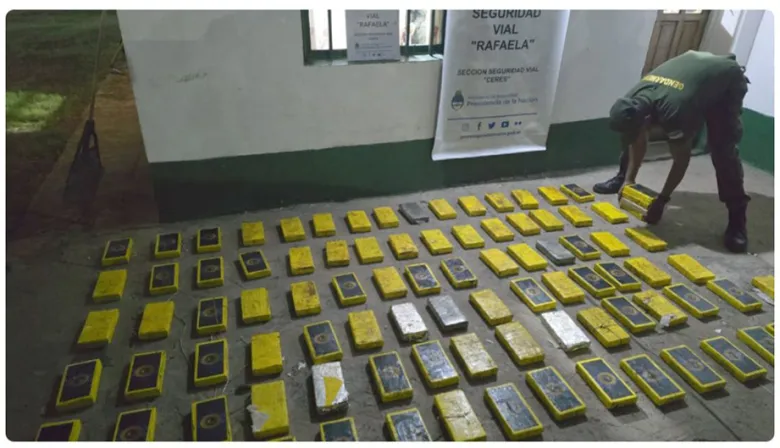 Cocaína “premium” en una 4x4: dictaron prisión preventiva a un hombre detenido con casi 106 kilos