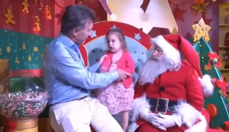 “Que se bañe”: el día que Antonia, hija de Mauricio Macri, fulminó a Papá Noel