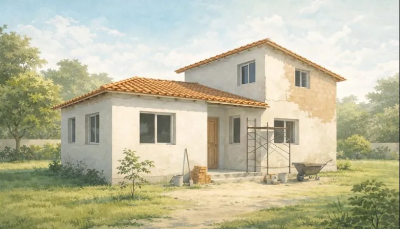 Casa en construcción