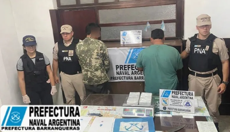 Condena exprés por tráfico de cocaína en el río Paraná: recibieron 4 años y medio de prisión