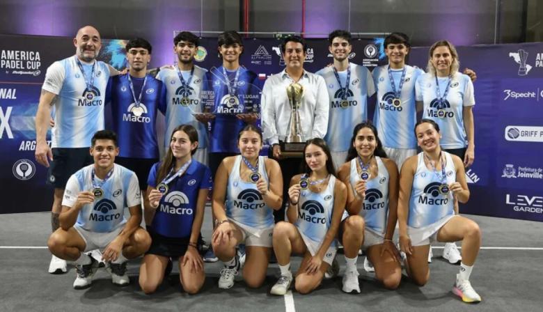 Argentina arrasó en Jonesville y se coronó campeón de América en pádel