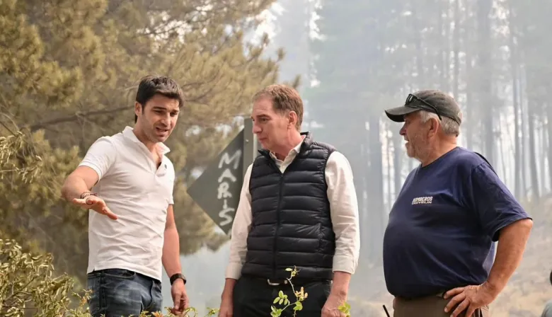 El Hoyo y Epuyén bajo fuego: qué plan activaron Santilli y Torres en la zona