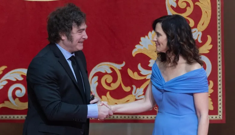 Milei recibe a Isabel Díaz Ayuso en la Casa Rosada y refuerza el eje político con Madrid