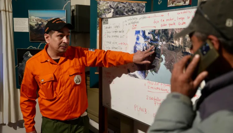 Santa Cruz en alerta por El Chaltén: fuego, operativo y una noche muy complicada