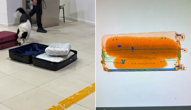 Cuestionan un operativo en Ezeiza que derivó en la detención de un narco valijero colombiano