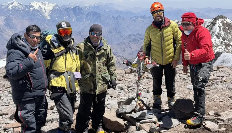 Malvinas en la cima: veteranos argentinos y británicos por la paz en el Aconcagua