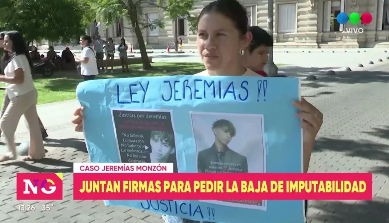 El crimen de Jeremías Monzón reavivó el reclamo por cambios en el régimen penal juvenil