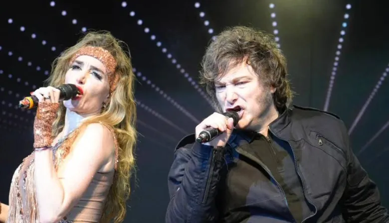 Milei cantó "El rock del Gato" con Fátima Flórez y cerrará La Derecha Fest