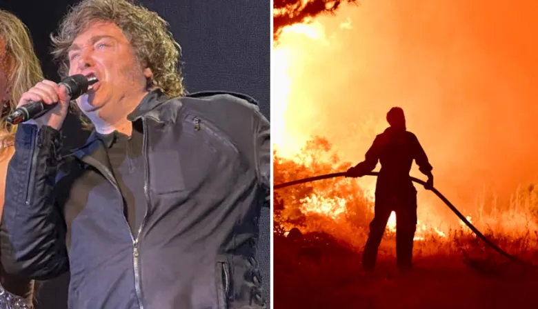 “Show en Mar del Plata” y fuego en la Patagonia: la advertencia de Quintela a Milei