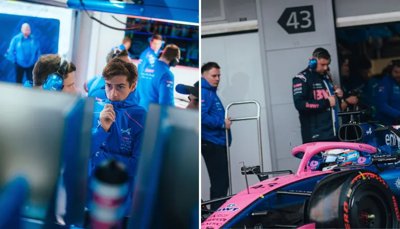 Franco Colapinto brilló en los test de Barcelona y marcó el segundo mejor tiempo