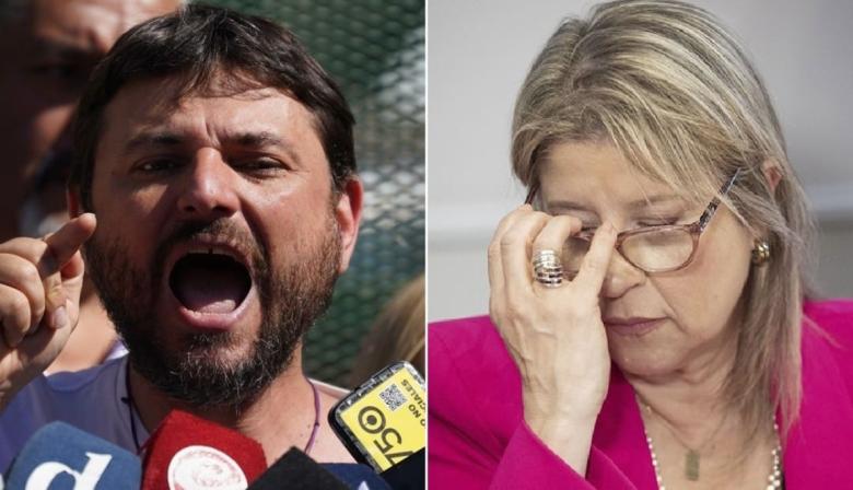 "Garca": feroz cruce de Grabois a Monteoliva ante la marcha por la Emergencia Ígnea