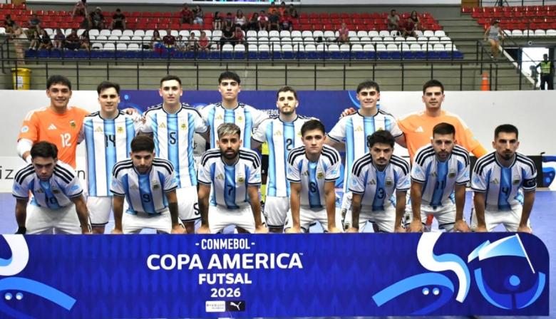 Argentina venció 2-0 a Venezuela y es finalista de la Copa América de futsal