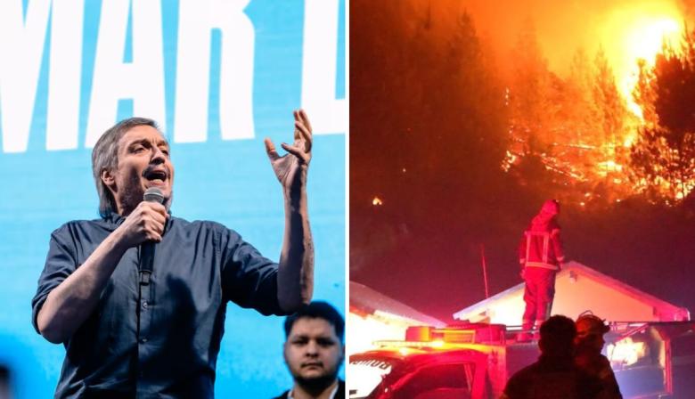 Chubut: el duro aviso de Máximo Kirchner a Milei por la Ley de Manejo del Fuego