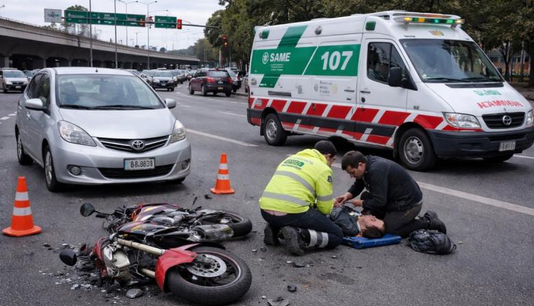 Alerta vial en CABA: Más de 1.900 asistencias por accidentes durante enero