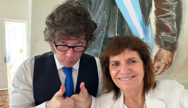 Foto en Olivos e ironía por el feriado: Milei y Bullrich aceleran la agenda del Senado
